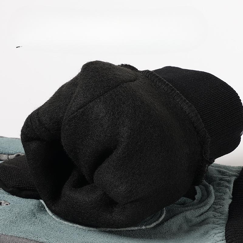 Autumn and Winter Touch Screen Warm Gloves Deerskin Anti Slip Wear Resistant Mountaineering and Cycling Windproof Gloves for Women