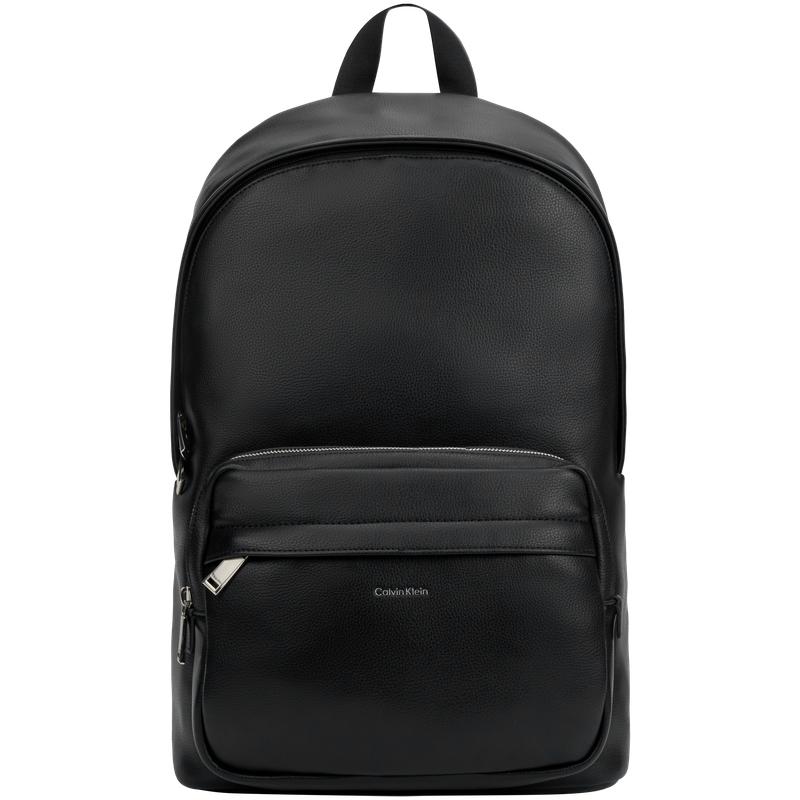 

Calvin Klein Business Casual Letter Synthetic Material Woven Fabric Backpack Men backpack Space-Black 4D3155G-UB1 Basic Set (Bag)
