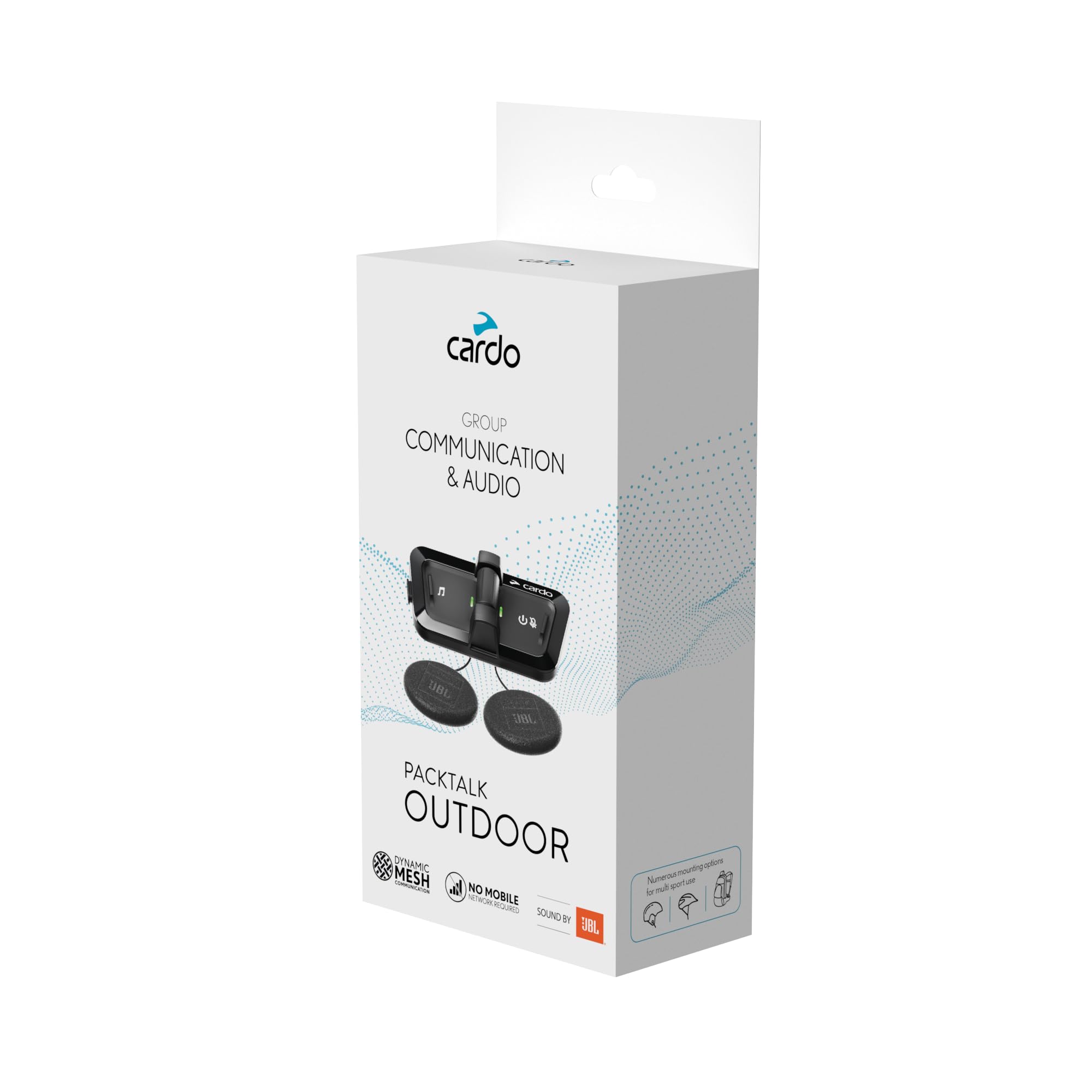 

Cardo PACKTALK OUTDOOR Intercom (Single Unit, Black)