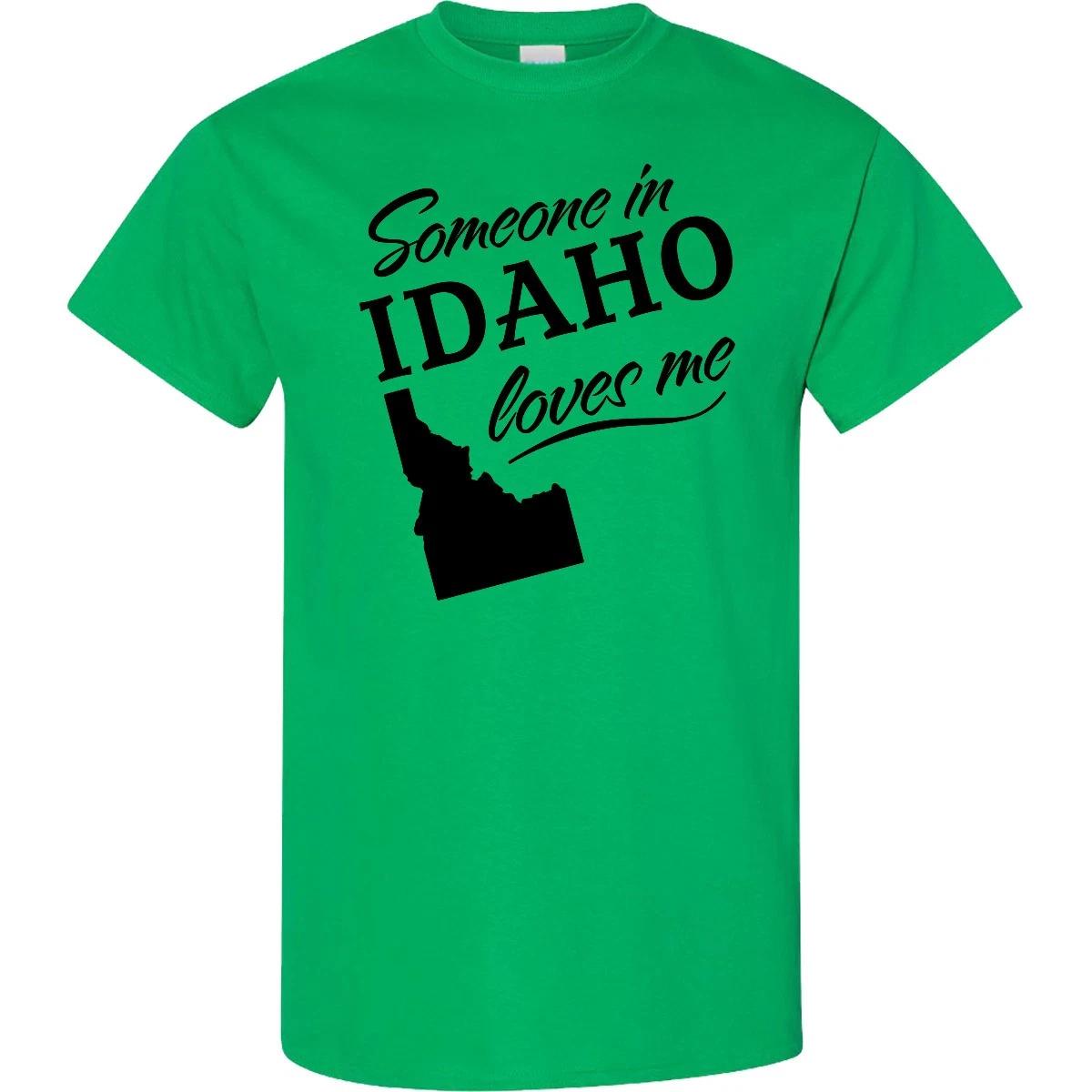 

Inktastic Someone In Idaho Loves Me T-Shirt Home Family Grandparents Kids Love 130