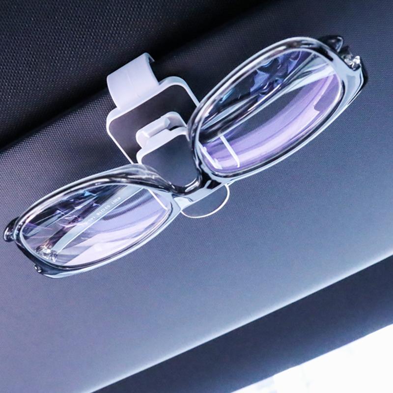For VW Car Sun Visor Sunglasses Frame Glasses Clip Storage Holder for VW Golf 5 7 8 Passat Jetta Tiguan CC Interior Mouldings HACN-Y65