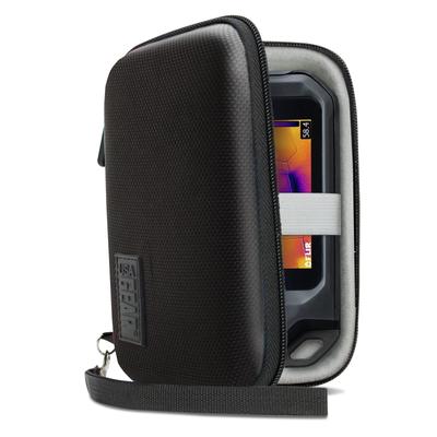 USA Gear Hard Protective Thermal Image Carrying Case Compatible with FLIR FLIR FLIR Seek FastFrame PerfectPrime IR005 and Other Thermal Imagers Black