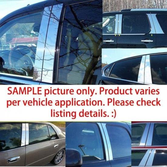 For 2014- Chevy Colorado GMC Canyon Stainless Steel Chrome Pillar Post Trim