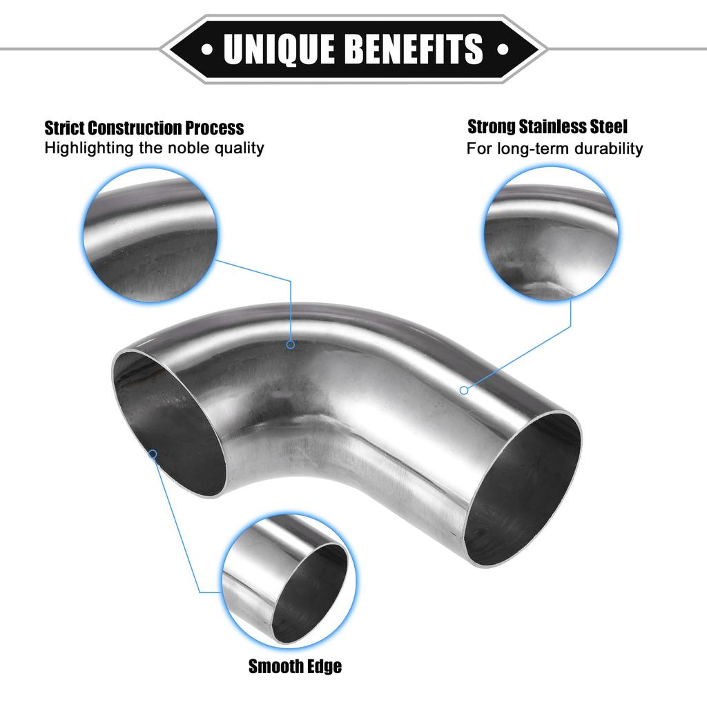 A ABSOPRO Exhaust Pipe Intercooler Pipe Air Intake Tube Intake