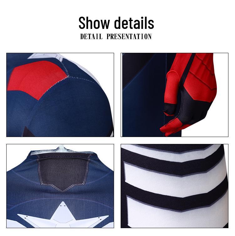 Captain America 4 Role-Playing Cosplay Costume for Stage Performance