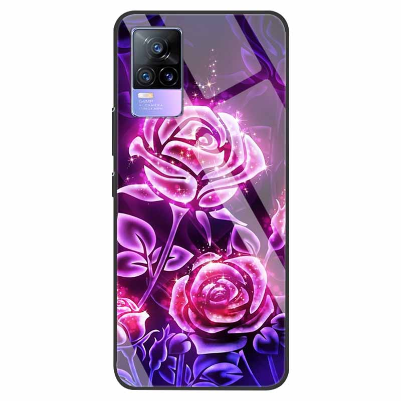For VivoV21 5G Tempered Glass Case for Vivo V21 5G Soft Bumper Hard Funda For Vivo X60 Pro Global Phone Case X60 5G 2021 Cover