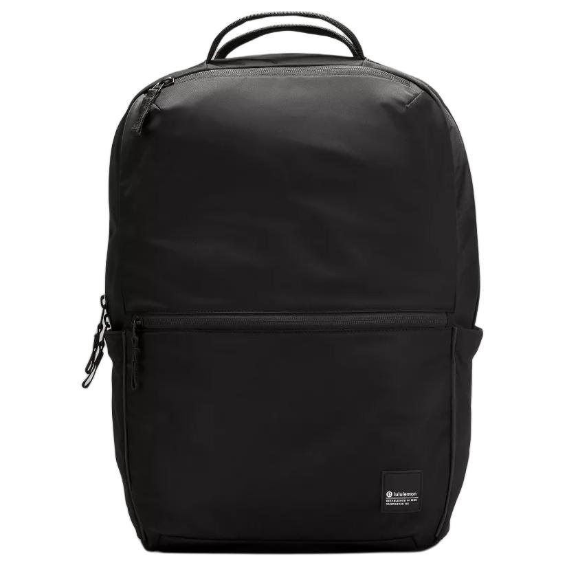 Lululemon Double-Zip 22L Versatile Commuter Backpack Unisex Backpack Black LU9CANS-0001 Black