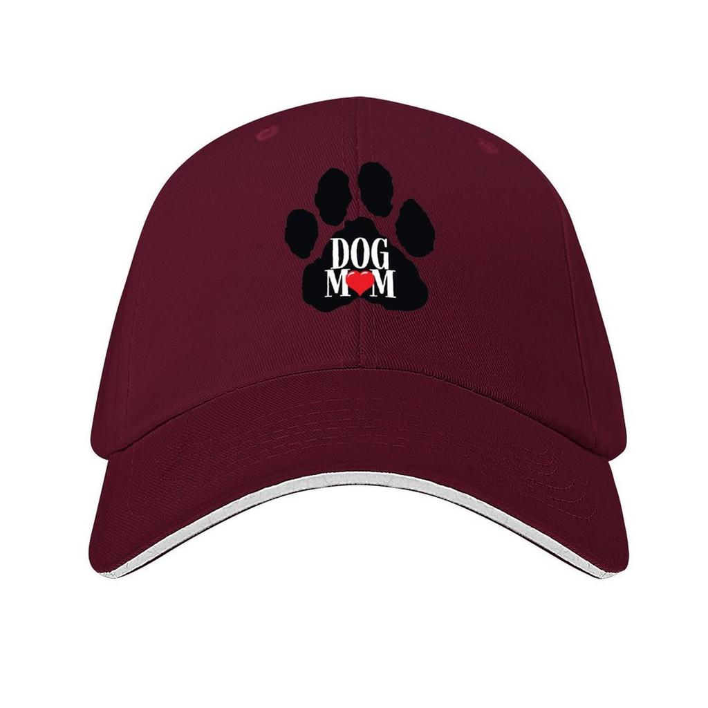 Dog Mom Paw Baseball Cap Horse Hat Derby Hat Rave Cosplay Unisexs Caps Womens