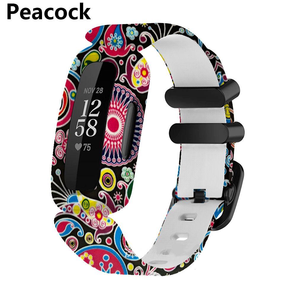 Cinturino da polso Braccialetto in silicone Per Fitbit Ace 3/inspire 2 Cinturino per orologio intelligente Braccialetto Sostituzione Cinturini da polso per bambini