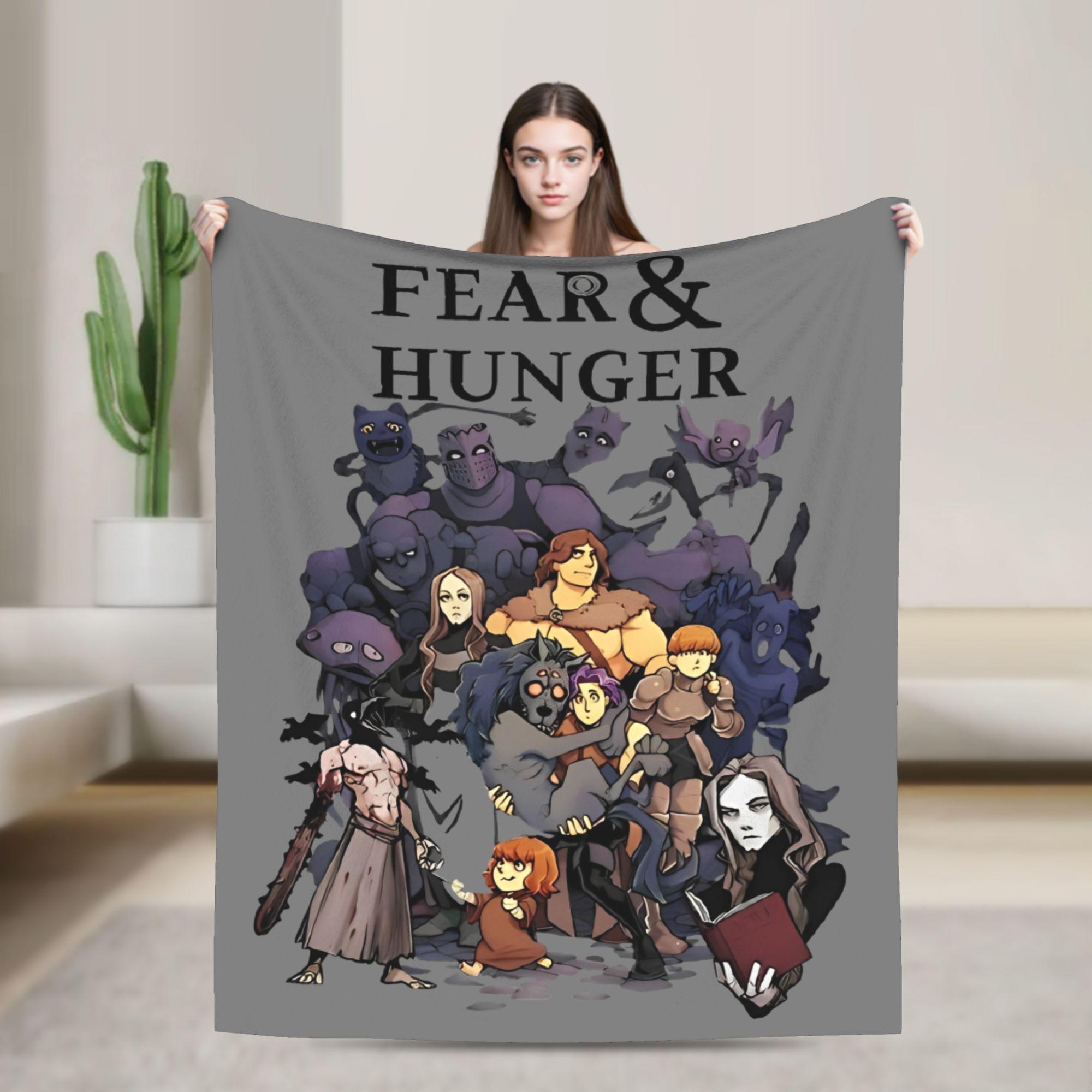 

Fear and Hunger Termina Kaiser The Yellow King Blankets Classic Horror Game Flannel Novelty Warm Throw Blanket Bed Sofa Couch 75x90cm