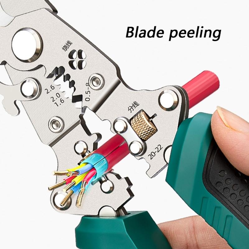 Digital Display Electrician Pliers Multifunctional Wire Stripper With Voltages Tester And Foldable Design For DIY Projects