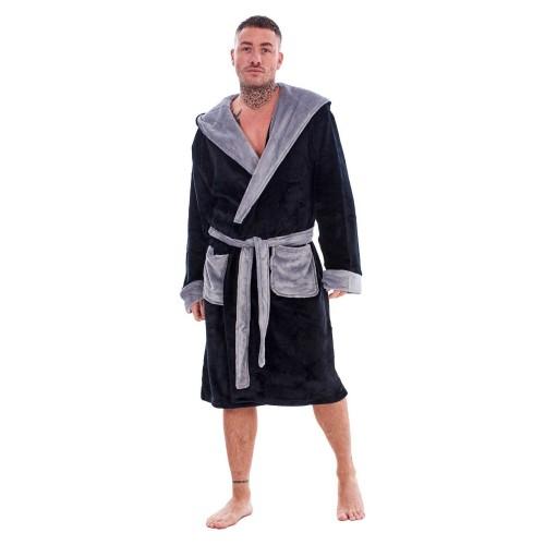 Keanu Mens Fleece Dressing Gown