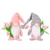 Pink Tulip Dwarf Bouquet Doll Home Decor Gnome Stuffed Dolls Holding Tulip Gnomes  Mother's Day