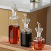 Leak-Proof High Borosilicate Glass Oil Dispenser Airtight Kitchen Bottle Dripless Soy Sauce Vinegar Seasoning Pot for Food