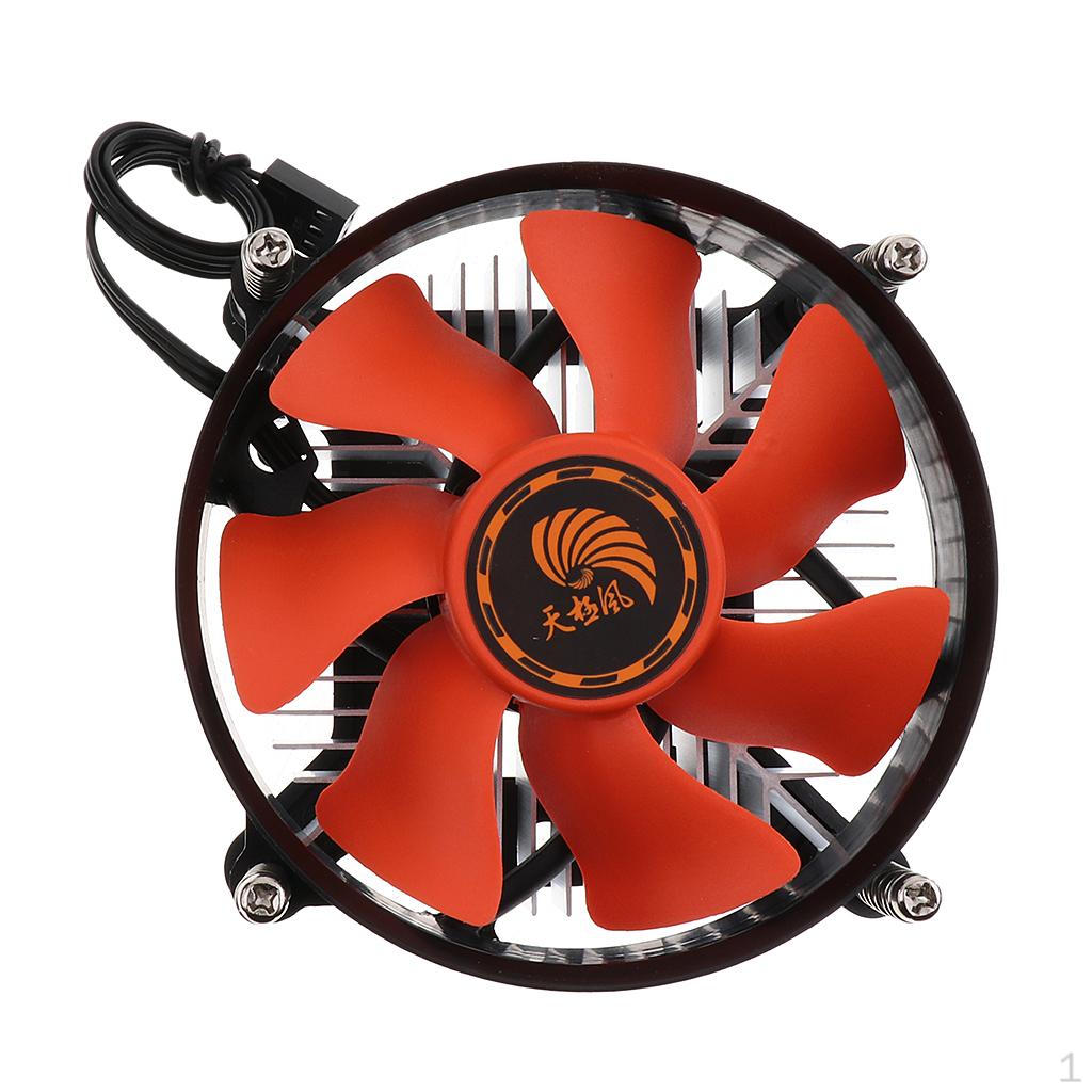 Алюминиевый Гидравлический Кулер для CPU Радиатор для LGA775/1155