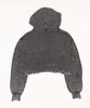 WEGO Distressed Knit Zip Size Sumikuro Women's Hoodie, Casual, Girly, Fall/Winter Outfit, F,