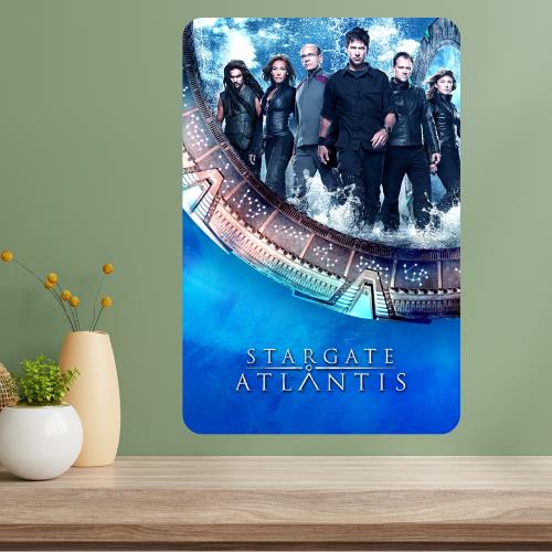 Stargate Atlantis Classic TV Show Metal Poster Sign 20x30cm(7.8x11.8inch)