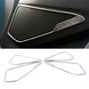 For Hyundai Tucson 2015- Inner Door Speaker Audio Ring Cover Sound Frame Trim Auto Stainless Steel Decorative Sticker