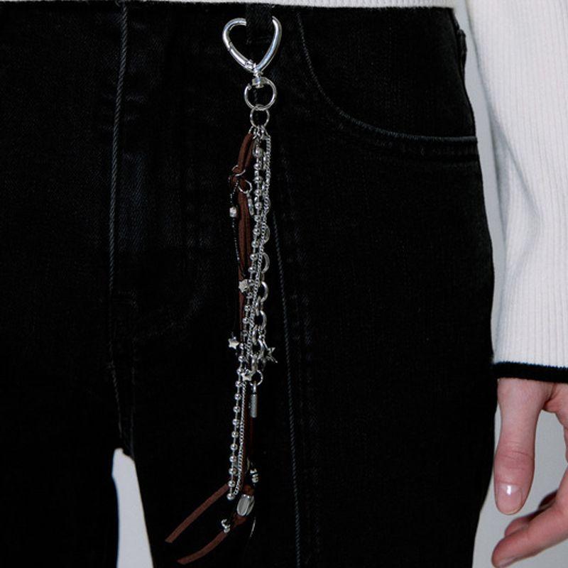 

Jucy Judy Suede Layer Keyring JZAC00J1 SI_000