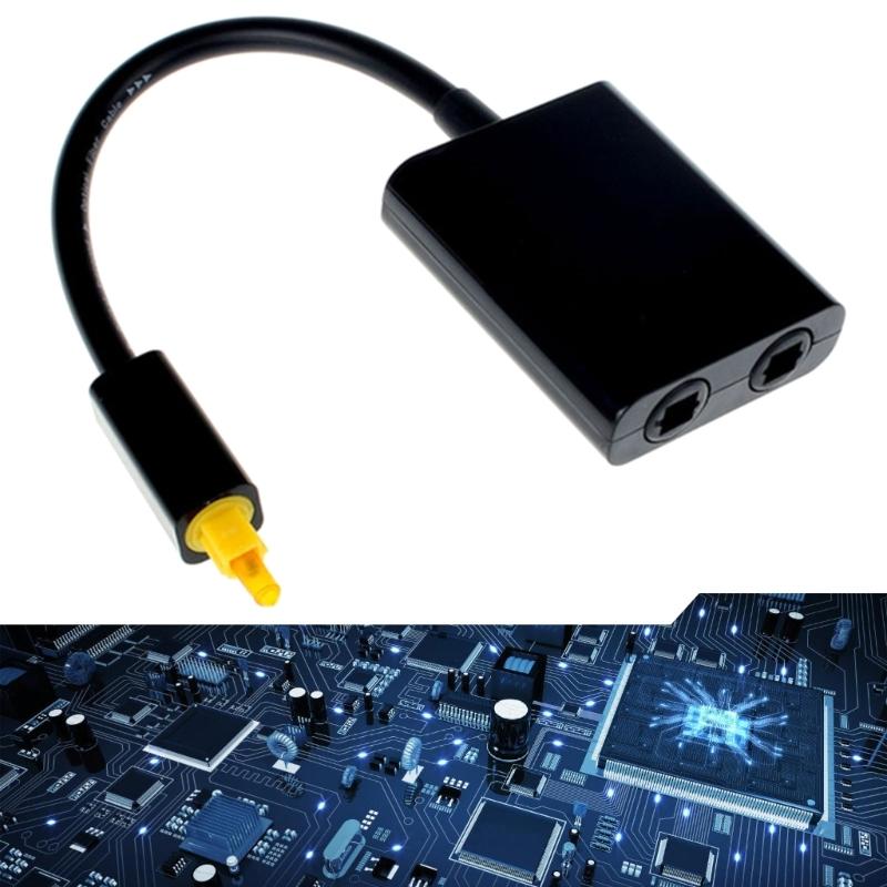 Optical Auditory SPDIF Splitter 1x2 For HiFi Sound Transmission Between Multiple Devices