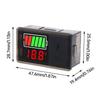 USB/Type C Port Battery Charge Indicator Meter For Leads Acid Lithiums Batteries Real Time Voltages Monitoring Devices