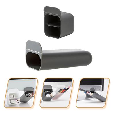 2 Stück Haushaltsstift-Organizer, selbstklebende Bleistifthalter, Kunststoff-Bleistift-Organizer, kreative Paste, Schreibtisch-Stifte-Bleistift-Aufbewahrungsbox