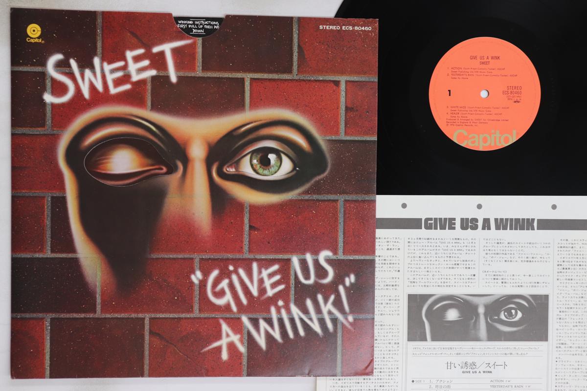 

LP Пластинка SWEET - Give Us A Wink ECS80460 CAPITOL 1976 Япония Рок Б/у