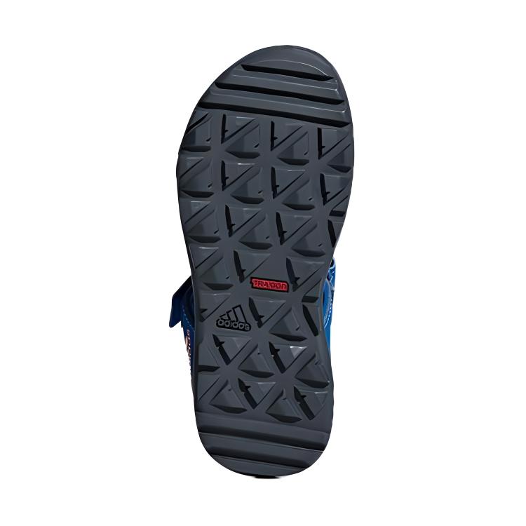 adidas Captain Toey K Klettverschluss Outdoor Einfache Geschlossene Zehen Flache Sportsandalen Rutschfest Abriebfest Kinder Sandalen Blau BC0703