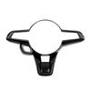 Carbon Fiber Texture ABS Steering Wheel Cover - Automotive Interior Accessory for Vehicles