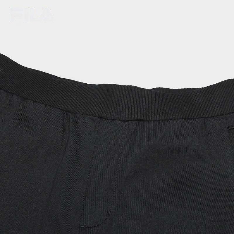 FILA Original Logo Fashion Simple Casual Knitted Sports Pants Men pants Black F11M349611F-BK