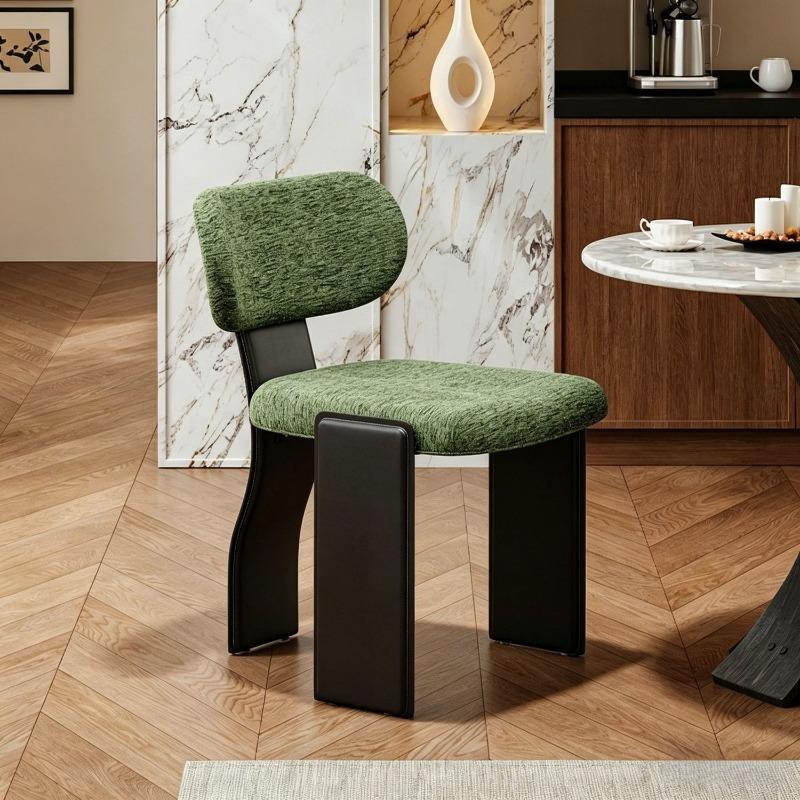 Modern Dining Chair Living Room Backrest Chairs Elegant Luxury Decorative Chair Aesthetic Relaxing Vanity Chairs Home Furniture