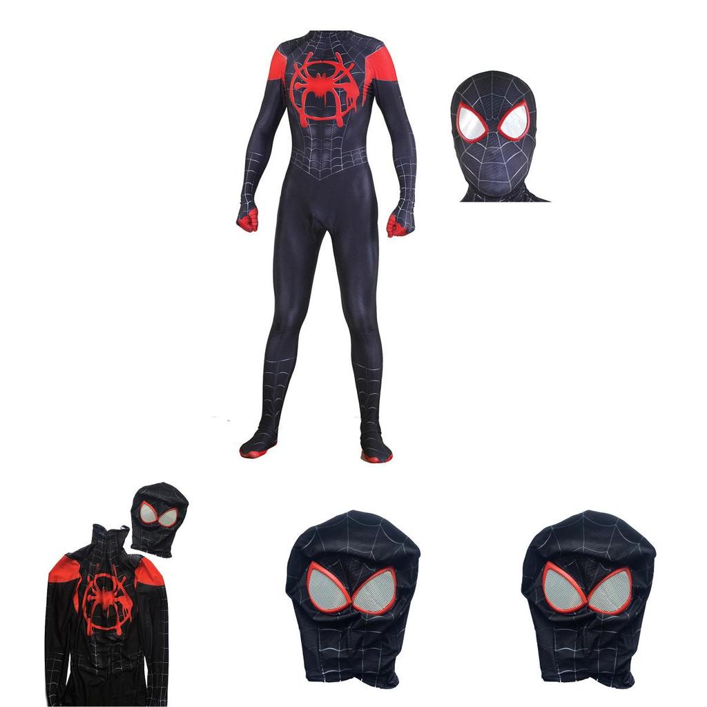 Spider-Man Into The Spider-verse Lycra Spandex Kinder Erwachsenenkostüm Mit Exquisitem Detail