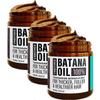 Confezione da 3 Oli di Batana Non Raffinati Per la Crescita, Olio di Batana 100% dall'Honduras, Olio, Aiuta con l'effetto crespo, Punte secche