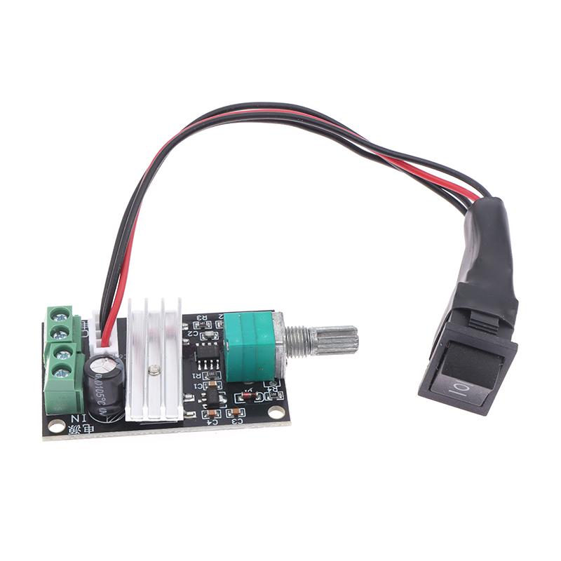 Dc 6V 12V 24V 3A Pwm Motor Speed Controller Adjustable Speed Dc Motor Driver Forward Reverse Switch