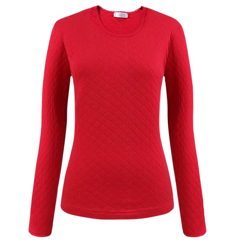

Yiershuang Women s 3-Layer 100% Cotton Thermal Round Neck Top M (80-100 lbs)