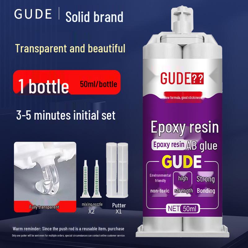

Clear Epoxy Resin AB Glue for Strong Metal & Ceramic Bonding; Perfect for Electronics Potting & Hardening