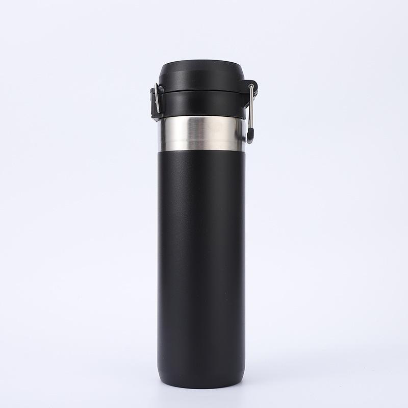 800Ml bounce cover small mouth stainless steel water bottle outdoor sports thermos cup high quality student portable cup