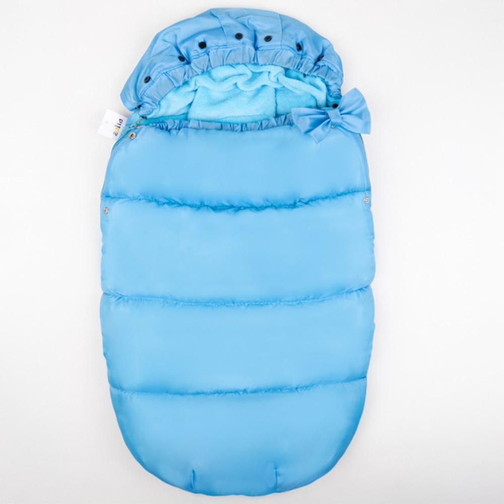 Sleeping Bag for Stroller Seat for Winter Autumn Walks Blue Swaddle Sleeping Bag