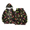 Women's Fashion Jacket Casual Printed Long-sleeved Hooded Cardigan Sweatshirts