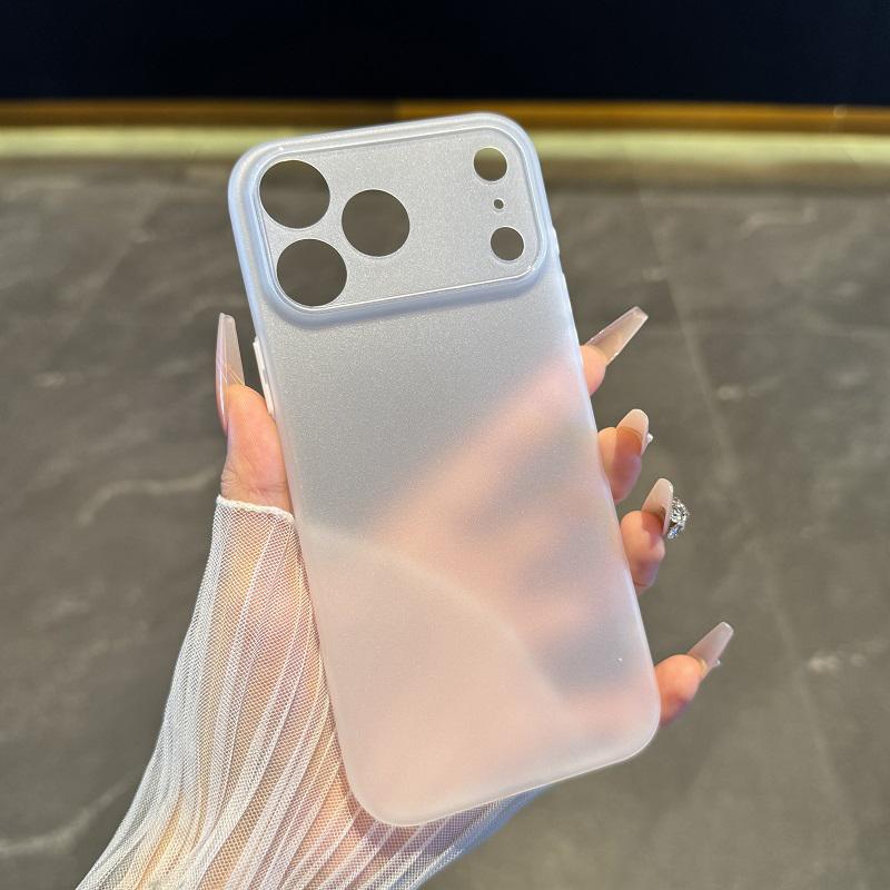 Ultra Thin Soft Matte Case For iPhone 17 16 15 14 13 12 11 Pro Max Plus Silicone Candy Color Transparent Cover
