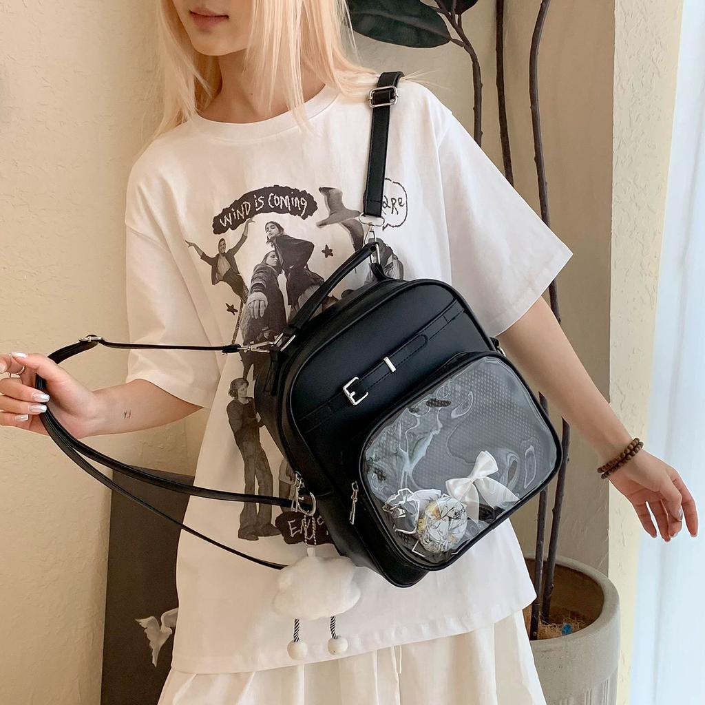 New Original Niche Design Girl Ulzzang Ita Bag Women Fashion Casual Backpack Preppy Style One Shoulder Crossbody Handbag