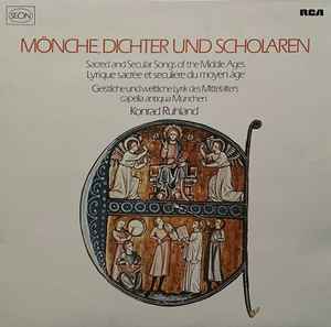 

LP Record CAPELLA ANTIQUA MÜNCHEN , KONRAD RU - Monche, Dichter Und Scholaren (Sacr 918862 Seon 1979 UK Classical Used