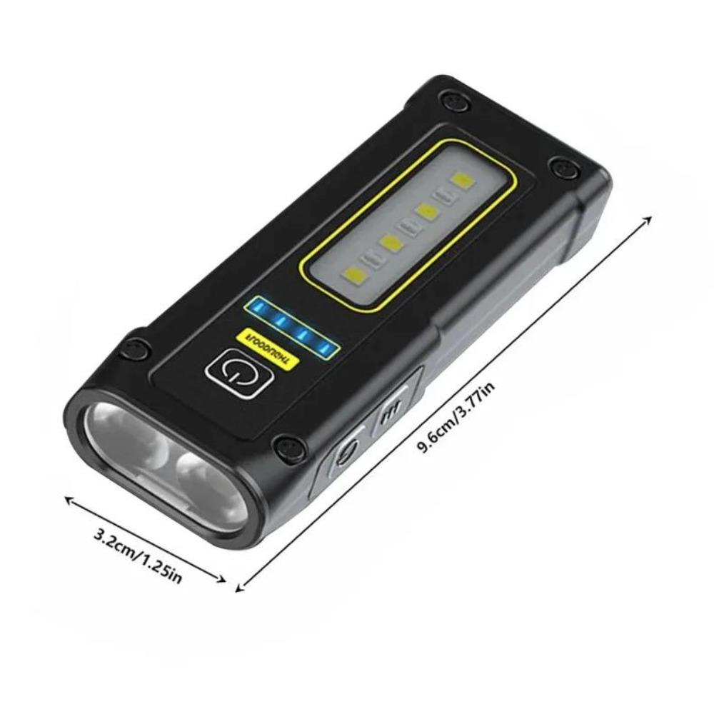 Mini Flashligh XPG COB LED Flashlight 7 Gear Flash Light Torch USB Rechargeable Magnet Work Light Outdoor Camping Lantern