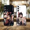 H-Hakurei Reimu T-Touhou Phone Case For Samsung Galaxy A73,A72,A71,A70,A53,A52,A51,Others Soft Black Cover