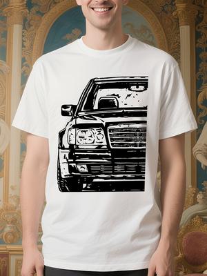 Glstkrrn W124 OLS Casual Tshirt - White Round Neck Short ...