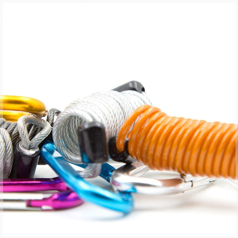 Elastic Safety Parts Accessories Motorcycle Theft Protection Spring Cable locks Alarm Disc lock Anti-theft rope Disc Brake Bag