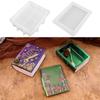 Box Mold Epoxy Resin Casting Molds with Lid Book-shape Silicone Mold for DIY Jewelry Gift Box Organizer Box Tissue for C