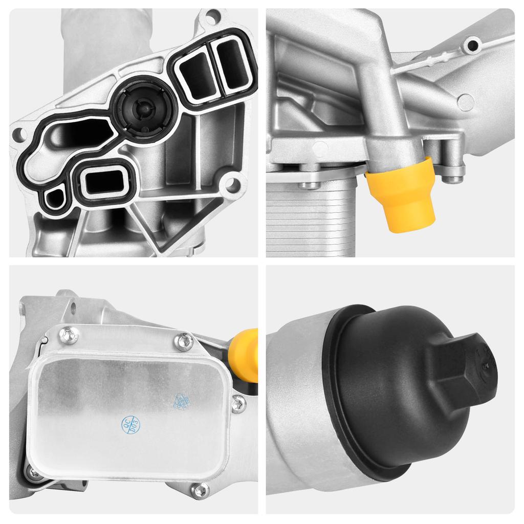 Aluminium Engine Oil Cooler Filter Housing 11428586673 11428596283 For BMW X3 X4 X5 630i 730Li 420i 430i 320i 330i 220i 225i