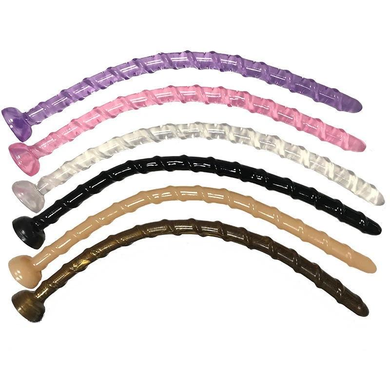 1PC 47cm Super langer Analplug Dildo aus weichem Silikon Butt Plug für weiblich männlich Homosexuell Masturbation Analsex Spielzeug Anus Dilatator Expander