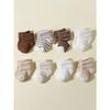 4 Paar Babysocken 0-12 Monate, Rutschfeste Säuglings-Weichsocken für Jungen und Mädchen, Niedliche Knöchelsocken für Neugeborene, Frühling und Herbst